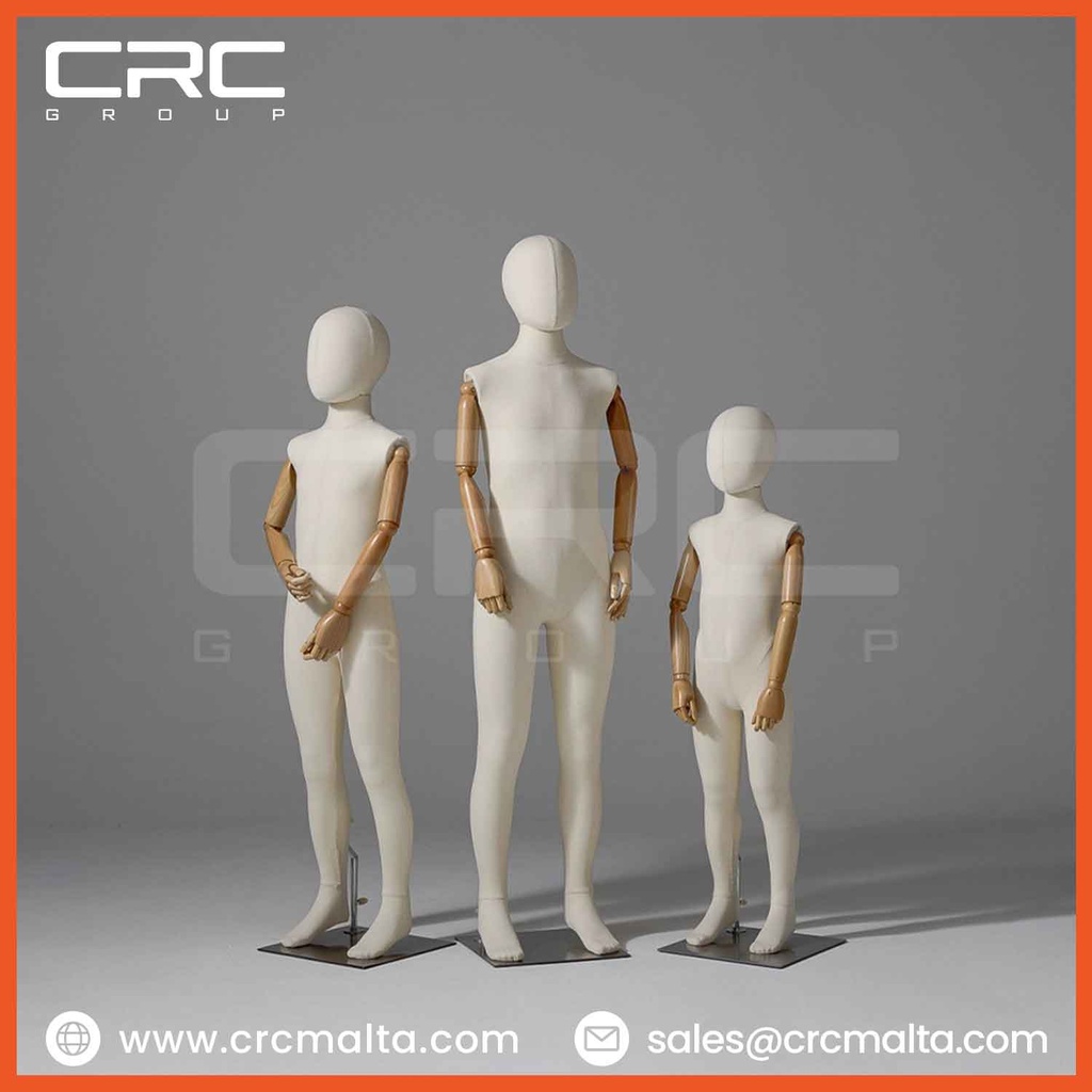 CRC Child Mannequins JCP-1-2-3-FNA