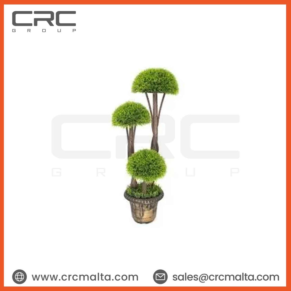 CRC Artificial Cedar Ball Topiary Tree