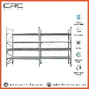 CRC and loaded long span shelving system Unishelf