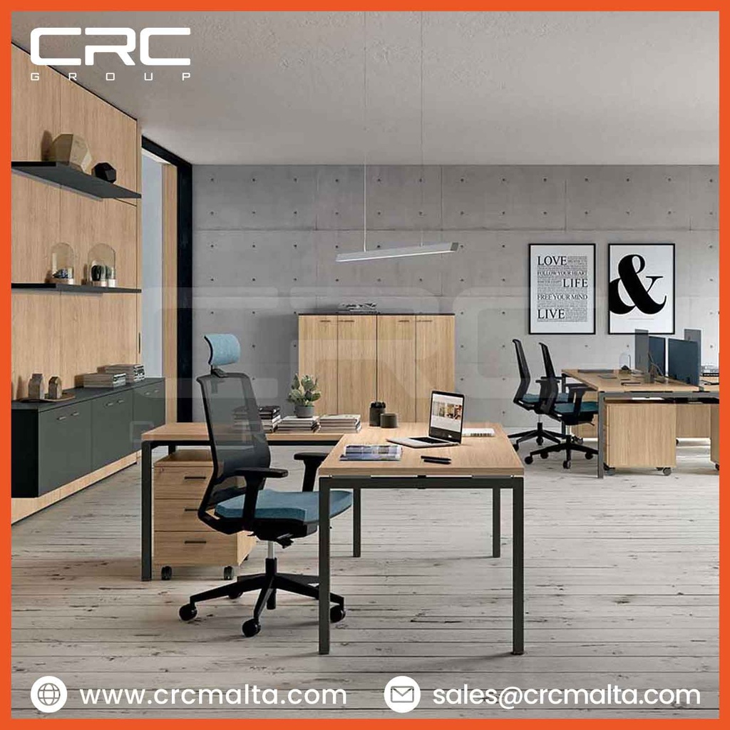 CRC Operative Office Desk Quad Idea+ 01