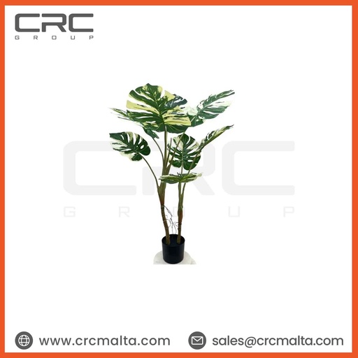 CRC Detachable Artificial Variegated Monstera Tree