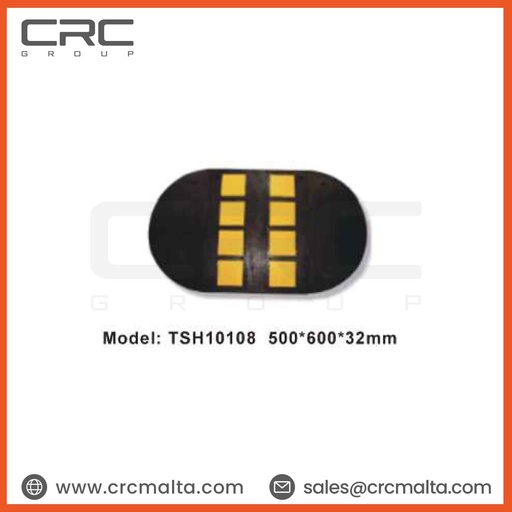 [Web-Shanghai Eroson Traffic Facility-005] CRC Rubber Speed Bumps 500×600×32mm